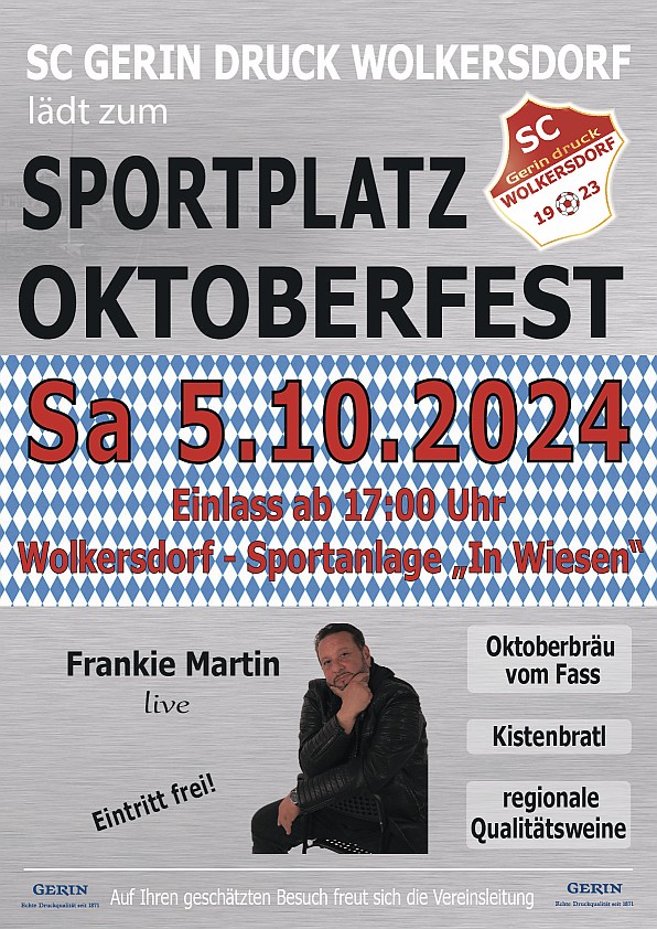 Oktoberfest Sportplatz